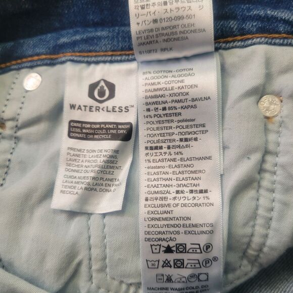 Levi's Wedgie Straight Jeans Size 12 Short NWT - Picture 5 of 6